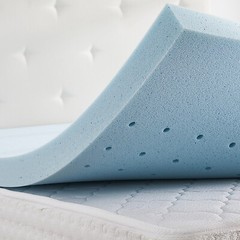 Memory Foam Mattress Topper-2,3 or 4” Gel Infused Ventilated Design Mattress Pad