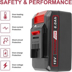 NEW 2 Pack 18V 6000mAh Battery Einhell X-Change Cordless Tool Battery Pack