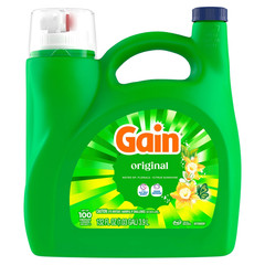 Laundry Detergent Liquid, Now with Odor Defense, Original Scent, 132 Fl Oz, 100