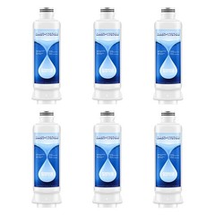 6 Pack For Samsung DA97-17376B HAF-QIN/EXP Refrigerator Water Filter Replacement