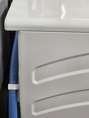 GE GFW350SSYWW 28″ White 4.6 cu ft Front-Load Washer NOB #161047