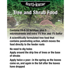 Ferti-lome Tree and Shrub Food 19-8-10 – 3.25 lb Bag by VPG