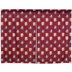 College Covers Everything Comfy Florida State Seminoles Curtain Panel Set, 2 Pan