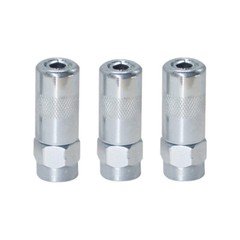 Heavy Duty 1/8 In. Npt Grease Gun Coupler Flat Nozzle (3-pack) USA