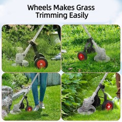Adjustable Lawn Mower Wheels – Heavy-Duty for Yard, Garden & Grass Cutting
