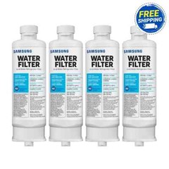 4 PACK Genuine Samsung DA97-17376B HAF-QIN/EXP REFRIGERATOR Water Filter