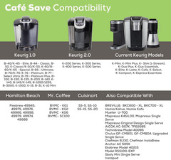 1-Stream Cafe Save Reusable K Cup Coffee 4-Pack Purple