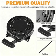 FITS PULL STARTER RECOIL ASSEMBLY 497680 FOR BRIGGS STRATTON