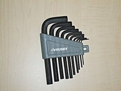 NEW Husky SHORT Hex Key Set, SAE or Metric, Choose one set or both