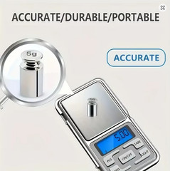 Pocket Digital Mini Scales – 0.01g – 500g Capacity