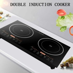 2400W Portable Induction Cooktop Countertop Dual Cooker Burner Stove Hot Plate