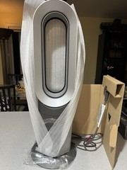 Dyson AM09 Hot + Cool Tower Heater Air Multiplier Technology Gray Silver Black