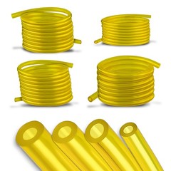 4 Sizes Gas Fuel Line Hose Yellow 32Ft Fuel Tube for 2 Cycle Small Engine