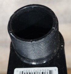 Slice Valve, 1.5In Mip X 1.5In Fip Black Brand New
