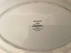 Grilling Days By Ursula Dodge 14” Stoneware Platter
