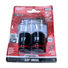 Milwaukee SHOCKWAVE Impact Duty 3/8″ Drive Metric Socket Tool Set | AS SHOWN