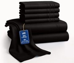 Bed Sheet Set 6 Piece Bedding Comfort Microfiber Deep Pocket 1800 Series Sheets