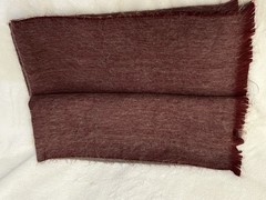 Amor a la Vida Ecuador Alpaca Blend Throw Blanket Red & Gray Cute Accent Decor