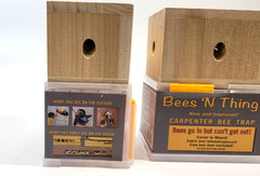 Lot of 2 Bees N Things Carpenter Bee Hanging Insect Trap with 15 ft. Coverage