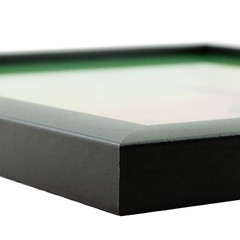 Craig Frames 1″ Wide Modern Black Poster Frames, Uncommon Sizes, 18×18 – 25×35