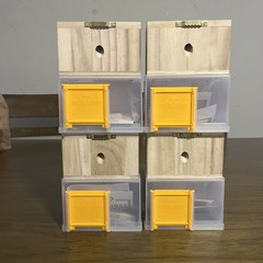NEW Bees N Things Carpenter Bee Trap – Lot Of 4 – Wood Outdoor Non-Toxic