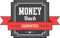 Money Back Guaranteed Badge Car Bumper Sticker Decal