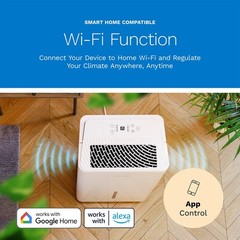 hOmelabs 25 Pint Wi-Fi Dehumidifier for up to 3,500 Sq Ft Rooms (MAX 64 Pint)