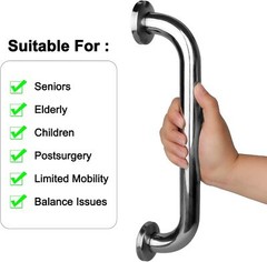 Bathroom Shower Grab Bar Handle Safety Hand Rail Support Bar Stainless Steel lot