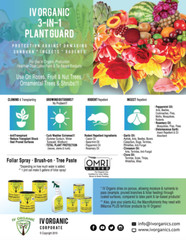 IV Organic 3-in-1 Plant Guard, 1 Pint (WHITE)