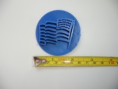 UNITED STATES US FLAG PATRIOTIC COOKIE STAMP EMBOSSER MADE IN USA PR5541