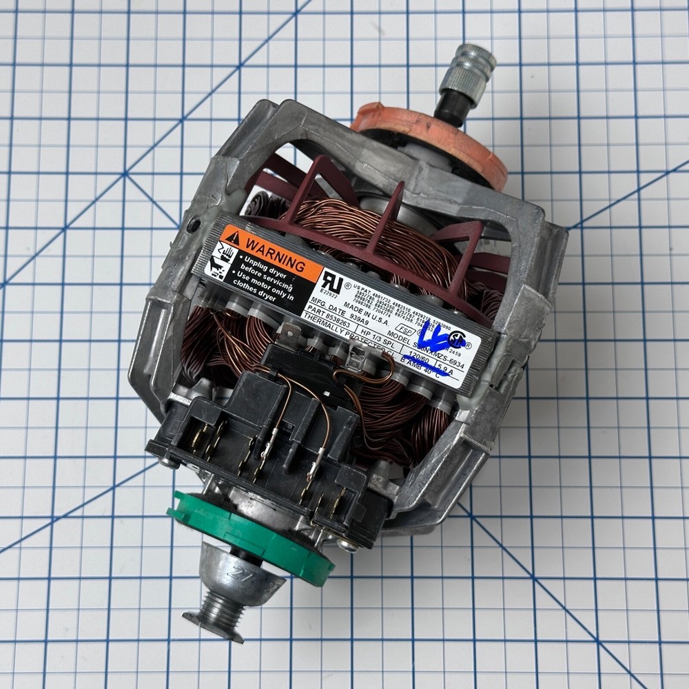 Whirlpool Dryer Motor 8538263 279787 – 60 Days Warranty