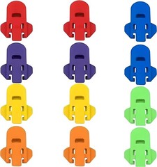 Colorful Can Opener Set, 4 Pack for Soda, Beer, Coke | Plastic Tab Can Openers
