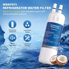 Whirlpool EDR1RXD1 Refrigerator Water Filter 1 | OEM Certified | 3- Pack Genuine