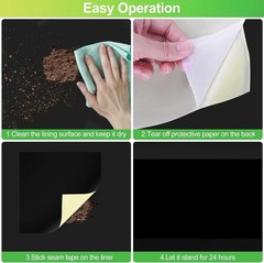 Pond Liner Repair Patch Kit Waterproof Self Adhesive EPDM Rubber 8×8 Inch