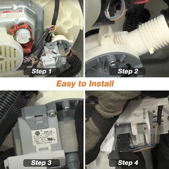 2024 UPGRADE W10276397 Washer Drain Pump FIT for Whirlpool kenmore B40-3A 18743