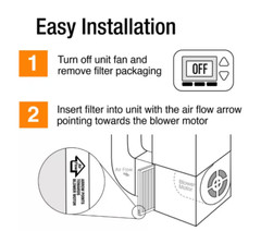 16 x 25 x 1 Standard Pleated Air Filter FPR 5, 3-Pack, Air Filters Replacement