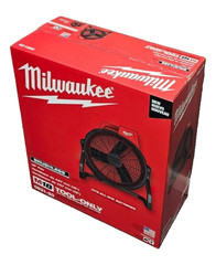 Milwaukee 0821-20 M18 18V 18″ Brushless Cordless Fan Tool Only Corded Option NEW