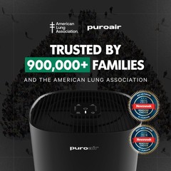 PuroAir 240 HEPA Air Purifiers for Home Large Rooms – Up To 1000 Sq Ft (2 Pack)