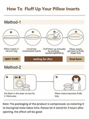 Queen Size Pillow Set of 2 Soft Gel Cushions for All Sleeping Positions UPGRADED