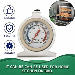 Oven Thermometer Stainless Steel Classic Stand Up Food Meat Temperature Gauge5-1