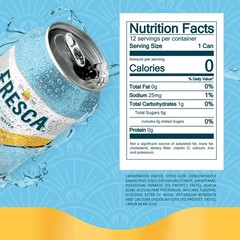 Fresca grapefruit citrus Soda Pop, 12 fl oz, 12 Pack Cans…..