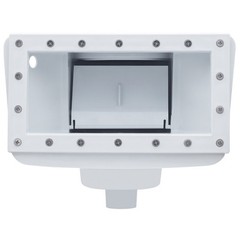 Rx Clear WideMouth Thru-Wall Skimmer for Above Ground Swimming Pools