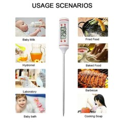 Instant Read Digital Meat Thermometer BBQ Grill Smoker For Kitchen Food Cooking