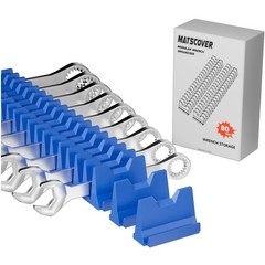 Blue Wrench Holder Rack – 80PCS Tool Drawer Storage