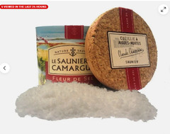 Le Saunier De Camargue Fleur De Sel Premium Sea Salt From France NET WT 4.4 OZ