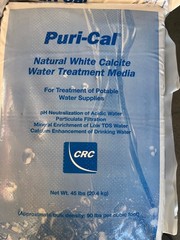 Calcite Media (Calcium Carbonate Mineral) pH Correction, Acid Neutralizing Media