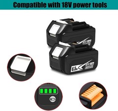 NEW 2Pack 6.5Ah 18V For Makita LXT Lithium-Ion BL1830 BL1850 BL1860 Tool Battery