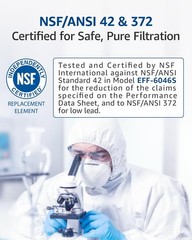 Waterspecialist Refrigerator Water Filter Replacement for LG® LT1000P®, 3 Combo