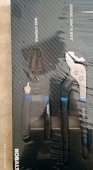 KOBALT 9 Piece Tool Set 6 Pliers, 2 Adjustable Wrenches and Wire Strippers