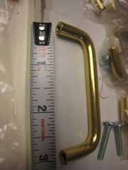 10 yes 10 Amerock BP865-3 Polished Brass 3″cc Cabinet Wire Pull Handles